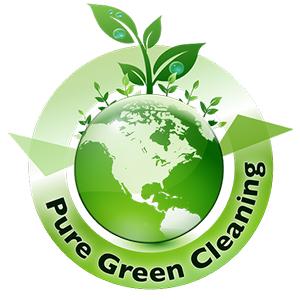 logo, pure green cleaning